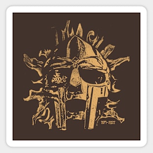 mf doom burn brown Magnet